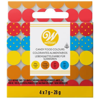 CANDY COLORANTS - SET/4 - WILTON