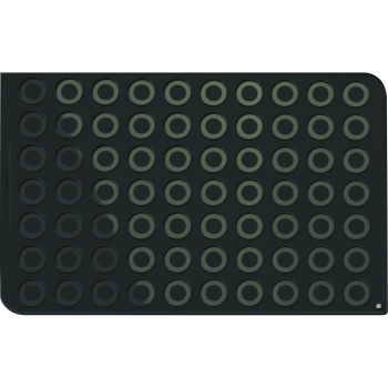 Plaque macarons pro en silicone (70 empreintes) 