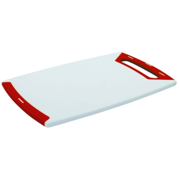 Planche à découper en polyéthylène blanc