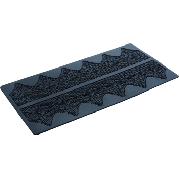 Plaque silicone 40 x 20 cm : Dentelle 2 - Ht 85 mm