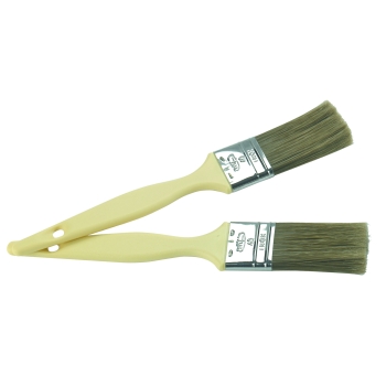 Pinceau patissier alimentaire virole inox manche polypropylène garniture Orel effilé fleuré