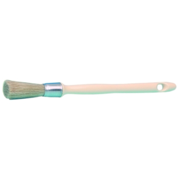 Pinceau doroir rond pure soie manche polypropylène