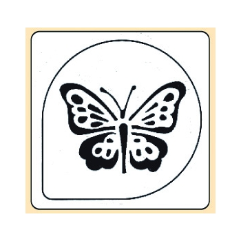 Pochoir plastique papillon