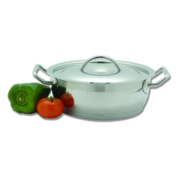 Faitout  avec couvercle inox 18/10 Gamme Pro-Luxe 