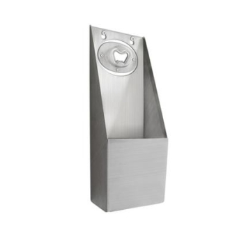  Décapsuleur inox + boîte récupératrice inox  