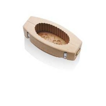 Moule à beurre cannelé ovale 250 g  décor "fleur" 