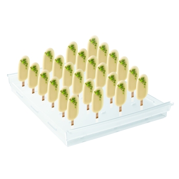 Support bâtonnets PM polycarbonate avec encoches