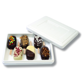 Boite polystyrène pour glaces individuelles
