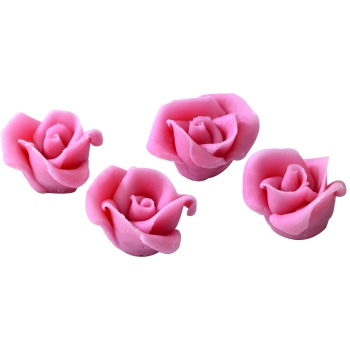 Roses roses pâte d'amande 