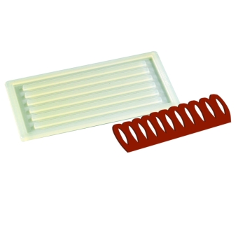 Plaque silicone 1 empreinte pour Décors Chocolat et Sucre