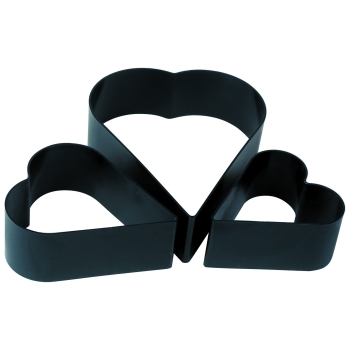 Forme Coeur uni composite - hauteur 8cm