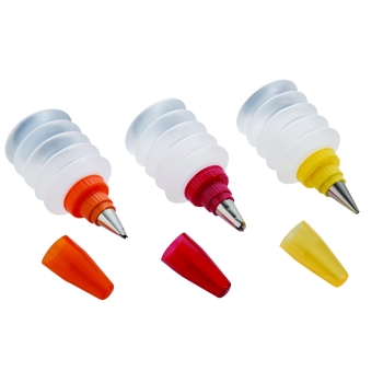 Set de 4 flacons de décoration - contenance 100ml - 120*55mm