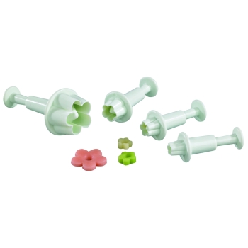 Découpoir plastique Empreinte + Poussoir Fleur