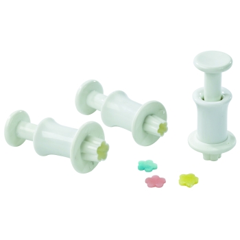 Découpoir plastique Empreinte + Poussoir Fleur.