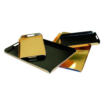 Plateau plié en carton double face 750g/m2 - 25 unités