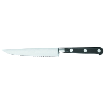 Couteau à steak lame crantée inox - 11 cm