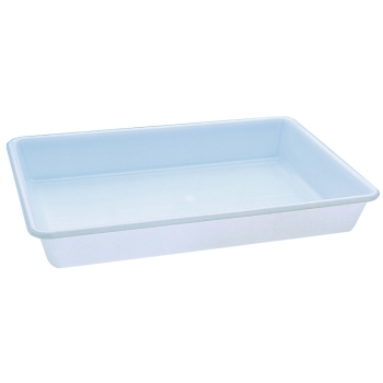 Bac rectangulaire plat plastique - plusieurs dimensions