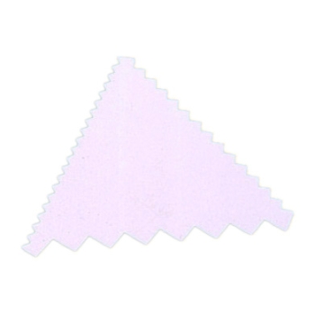 Peigne décor plastique triangle - 9.3 x 8.3 cm