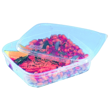 Boites avec couvercle spécial micro-ondes -POLYPRO -20°C +130°C - sachet de 50 unités