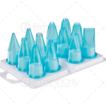 Assortiment Charcutier 12 douilles polycarbonate