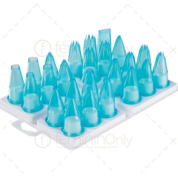Assortiment Patissier 24 douilles polycarbonate