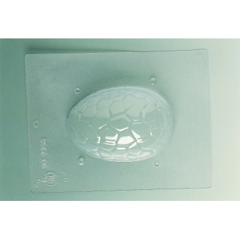 Plaque Pâques PM - 1 demi-coquille craquelée