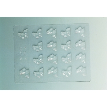 Plaque Pâques PM - 18 lapins