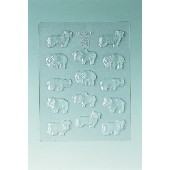 Plaque Divers - 14 animaux
