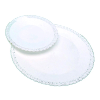 Plateau dentelle plastique - 12 PIECES