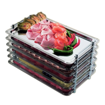 Plateau empilable GN 1/1 inox