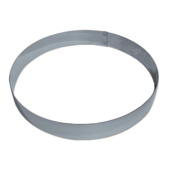 Cercle inox "Mousse"hauteur 4 cm 