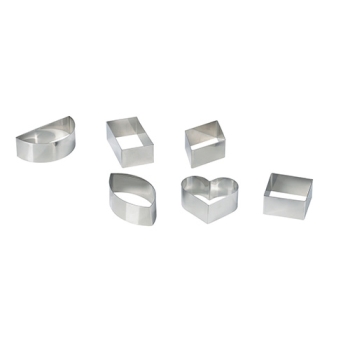 Nonnettes autres formes diverses inox