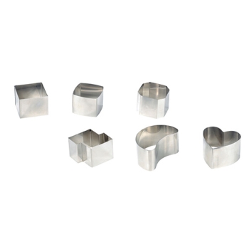 Nonnettes formes diverses inox