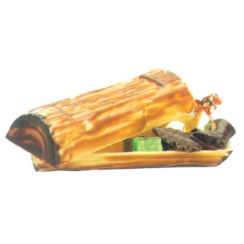 Moule polycarbonate pour chocolat 23 - Bûche de Noël