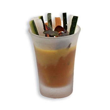 Mini verre 5cl effet givré - 12 pièces