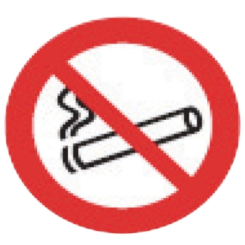 Adhésif "Défense de fumer" - 10 unités