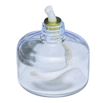 Lampe à alcool en verre