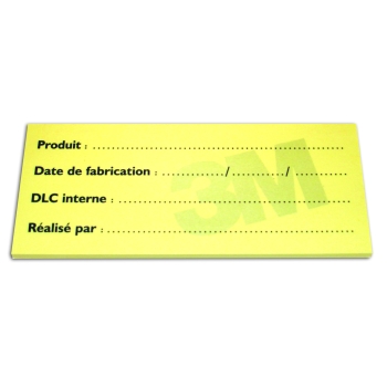 Post-it "Traçabilité alimentaire" - 100 X 40 mm - 6 blocs de 50 feuilles