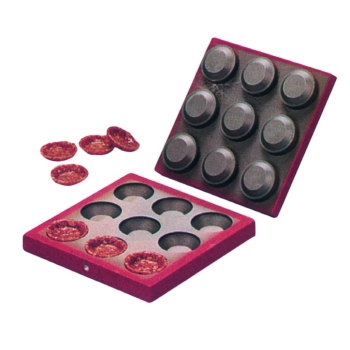 Presse à nougatine Kali - 9 tartelettes