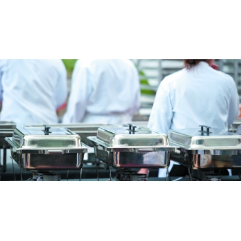 Chafing dish "Eco" avec couvercle inox