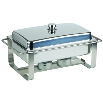 Chafing dish avec couvercle inox