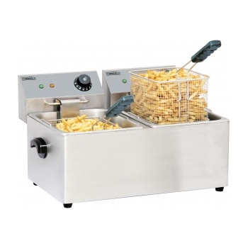 Friteuse électrique 2 x 8L