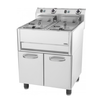 Friteuse électrique sur pied 2 x 8L