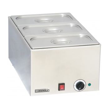 Bain marie avec 3 x GN 1/3
