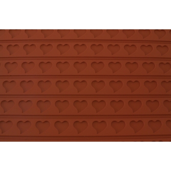 Tapis relief silicone coeur