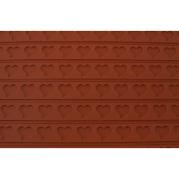 Tapis relief silicone coeur