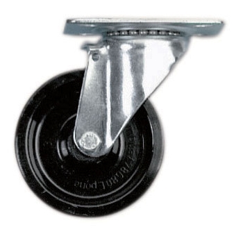 Roulette pour chariot de four rotatif