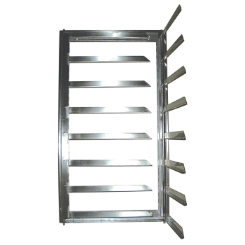 Echelle inox murale 76.5 X 42 cm - prof 35 cm