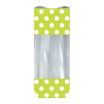 Sac polypropylène Polka anis