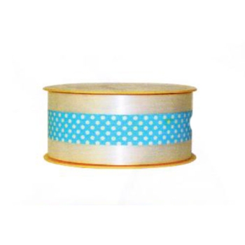 Ruban Charlotte pois bleu